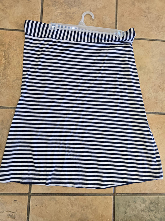 Dress barn blue and white skirt size XL image 1