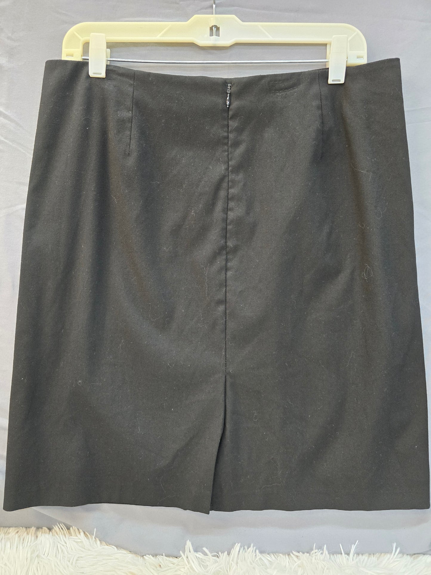 New York and company black knee length skirt Size 12 image 2