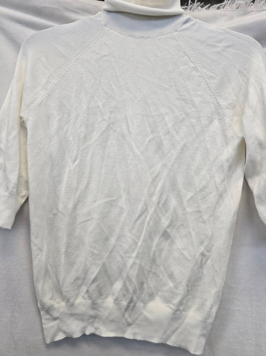 Zara white turtleneck sweater size small image 1