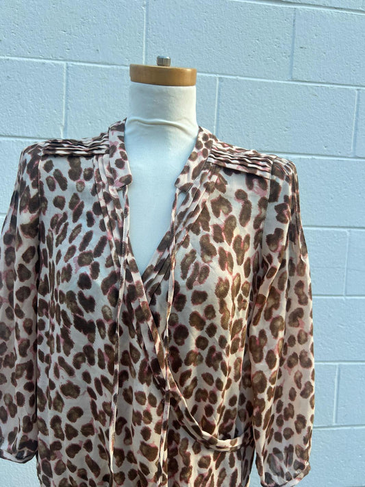 New York and company Leopard print top Medium image 1