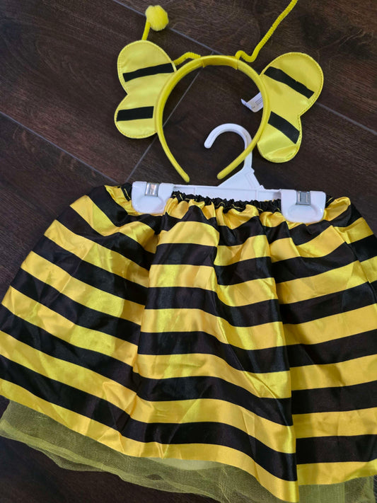 Bumble bee girl toddler costume image 1
