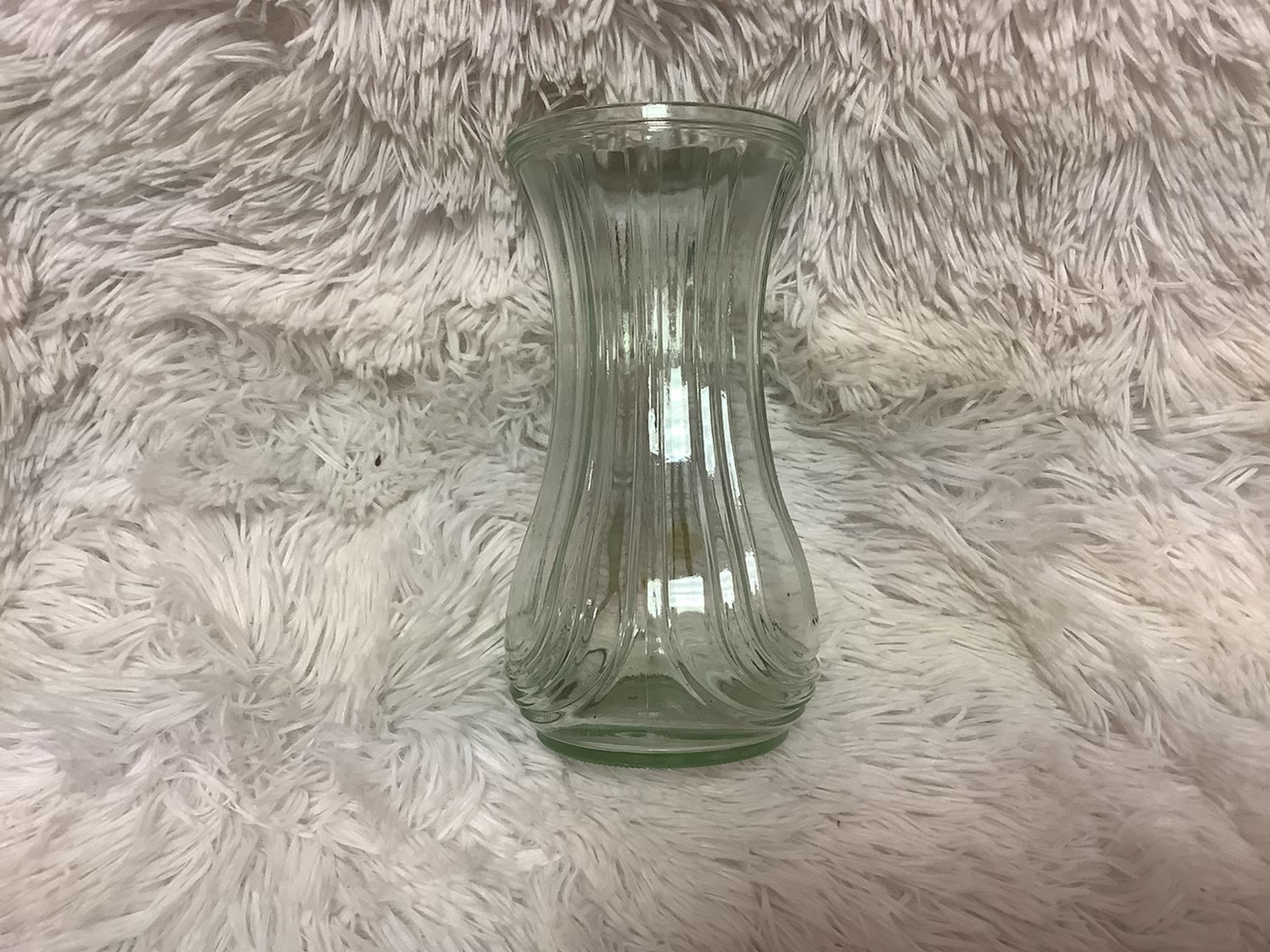 8.5 inch clear glass vase image 3
