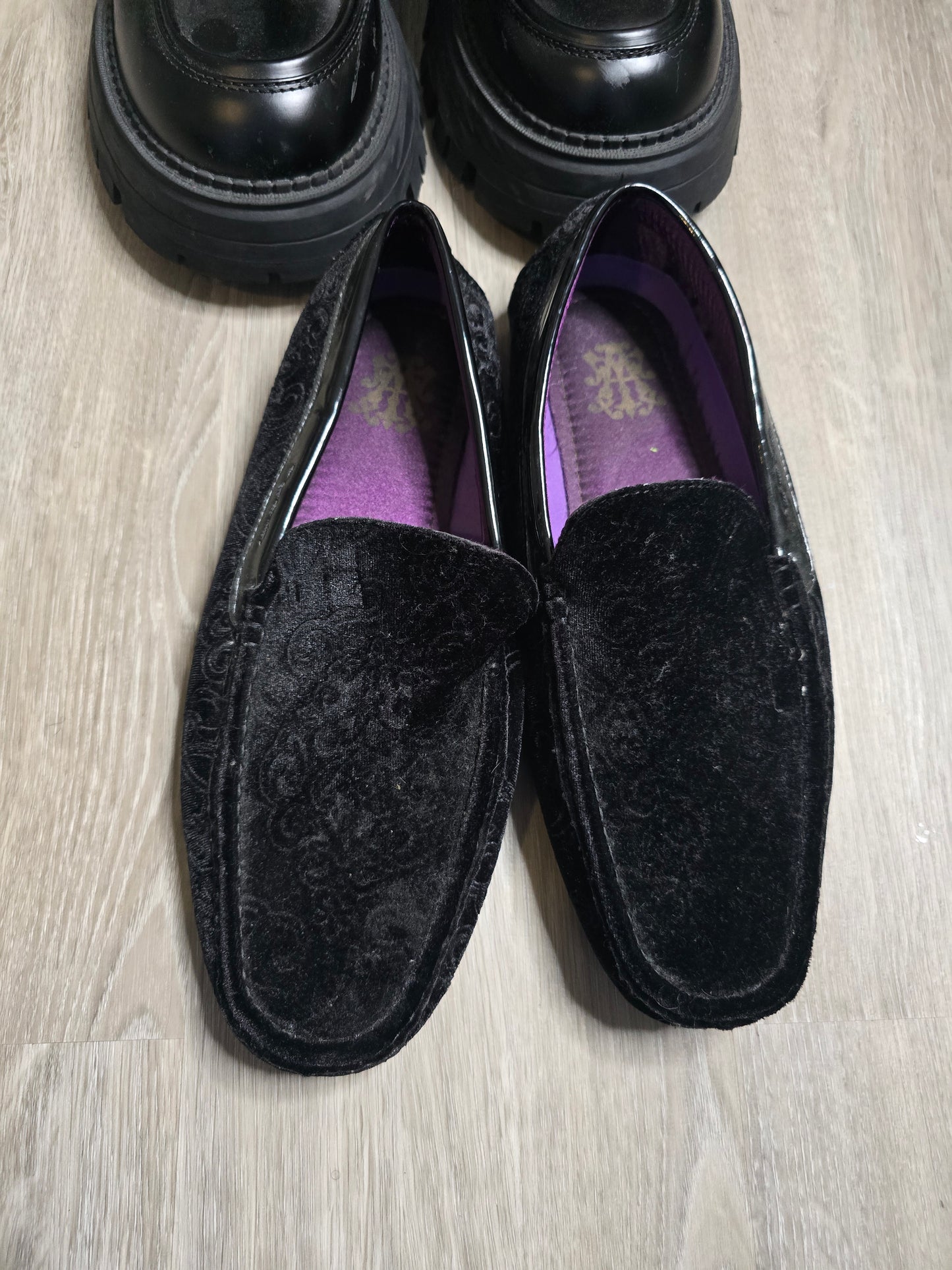 Black loafers size 9 image 3