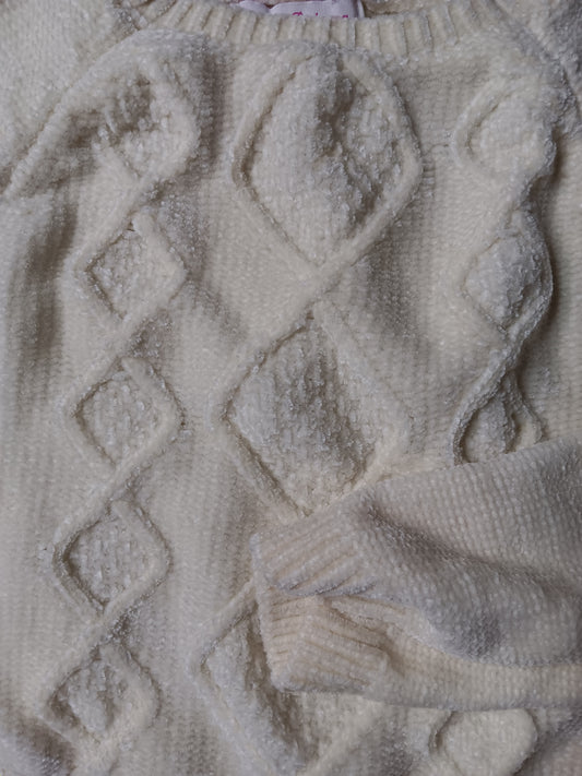 off white Girl long-sleeved sweater size 7/8 image 1