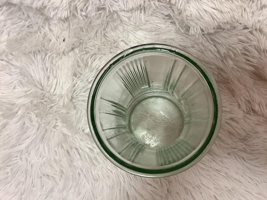 8.5 inch clear glass vase image 1