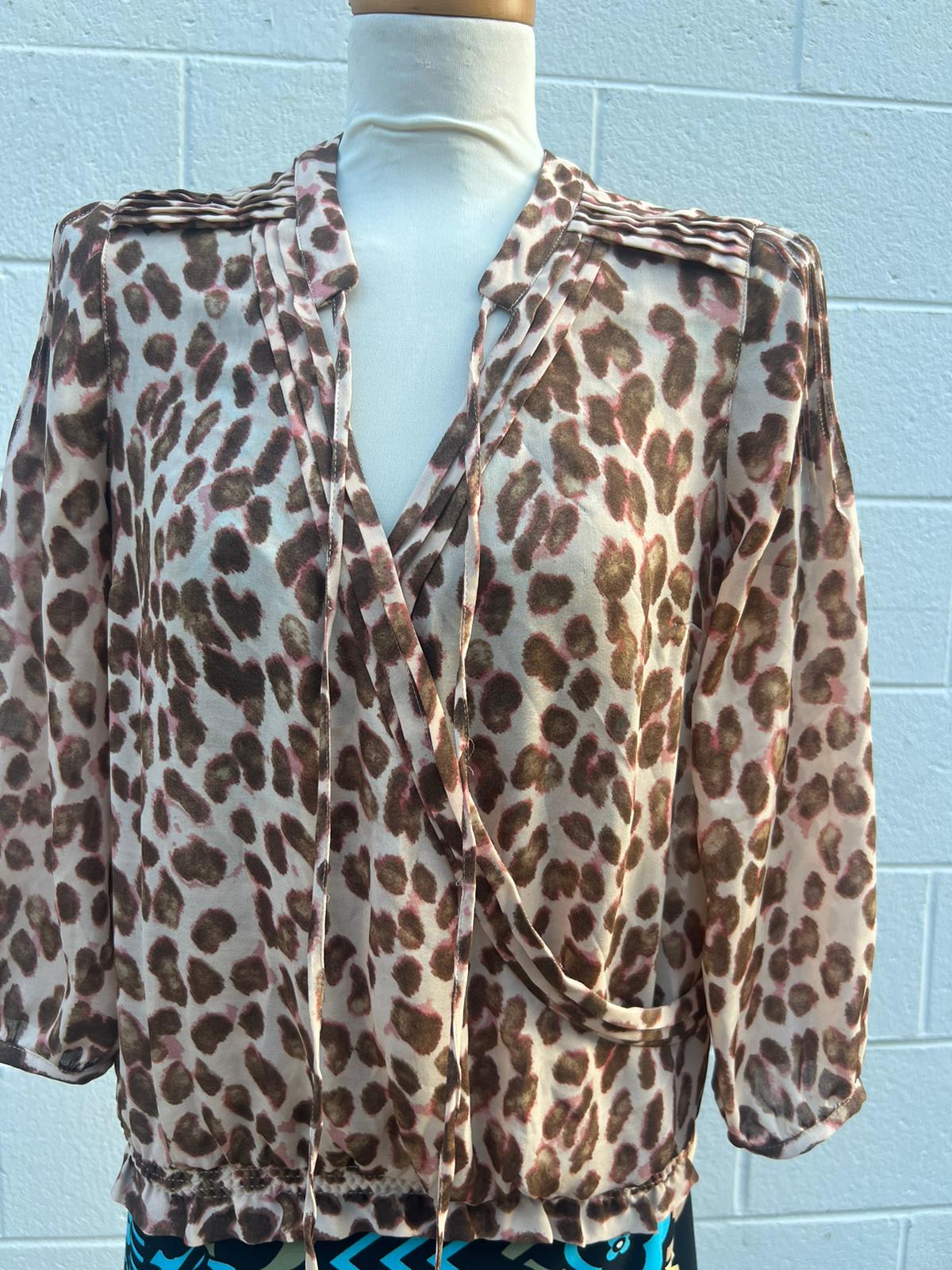 New York and company Leopard print top Medium image 6