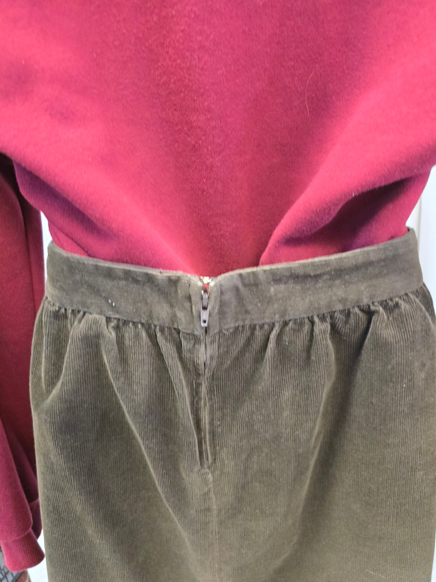 red crop top sweater XL image 6