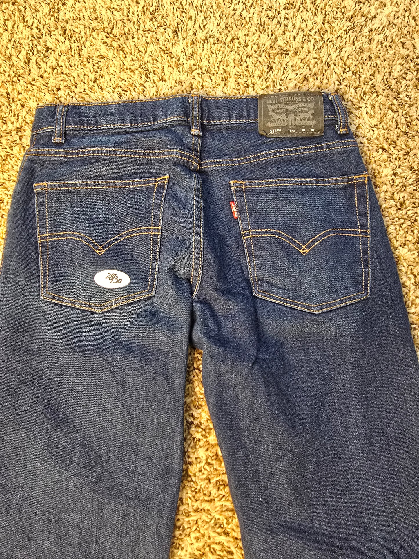 Levi’s 511 Slim Fit Jeans – 28/30 Classic Dark Wash Denim image 8