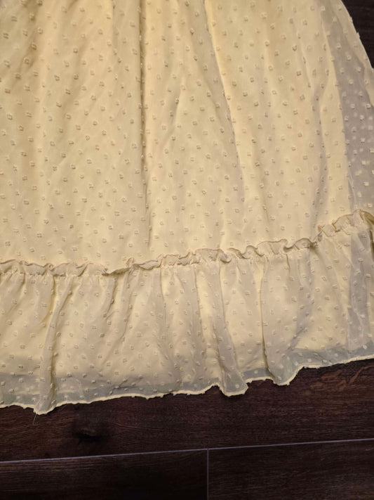 Girl yellow dress size 8 image 1