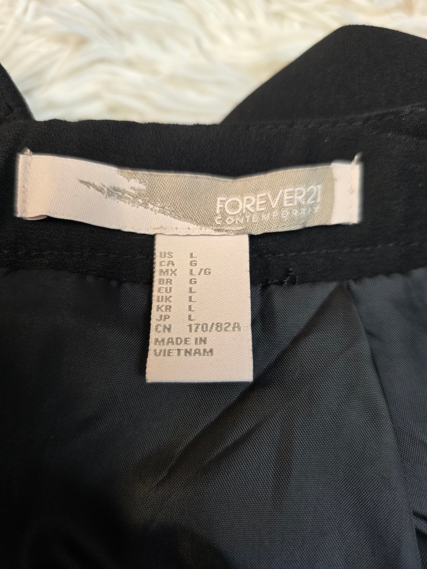 Forever 21 black mini skirt size L image 3