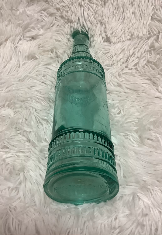 Sea foam green textured bottle image 1