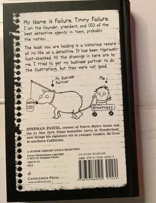 Timmy Failure: Mistakes Were Made by Stephan Pastis – Hardcover Kids Book image 1