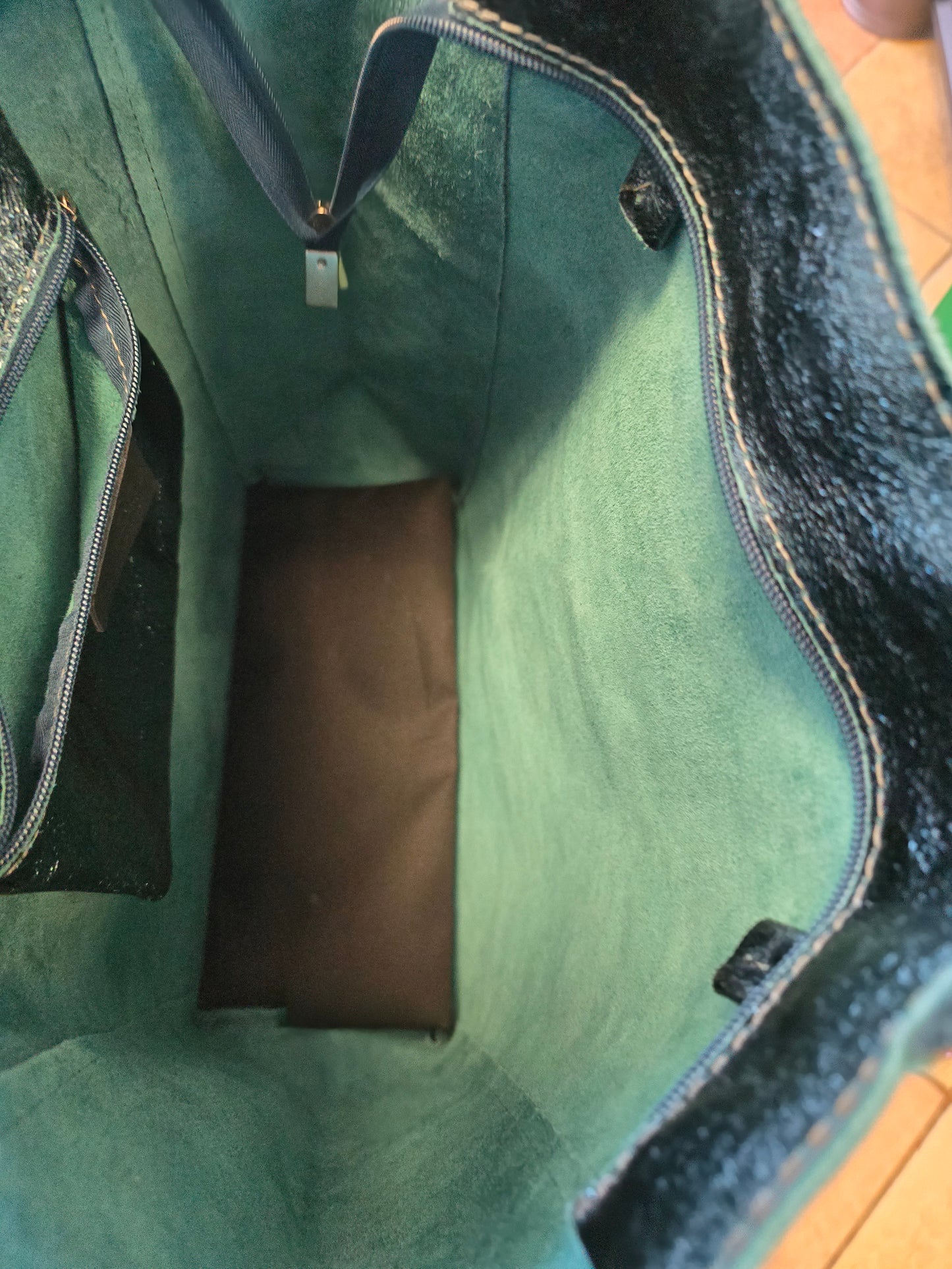 Blue tote bag/purse image 5