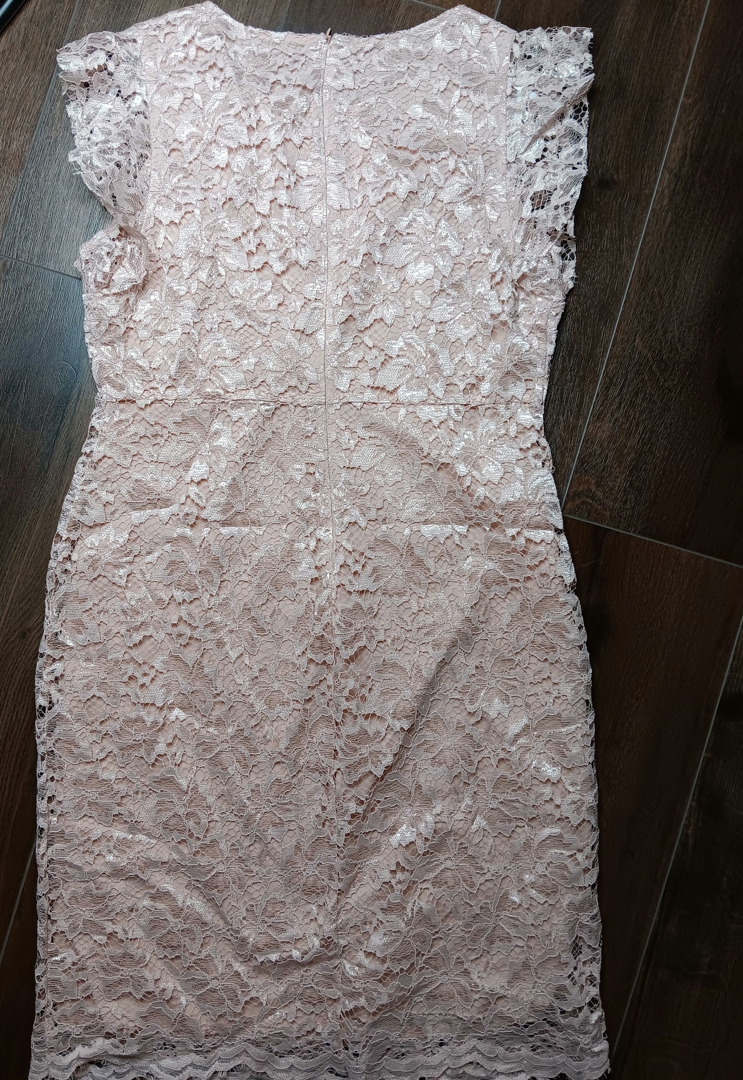 Pink lace dress size 12 image 5