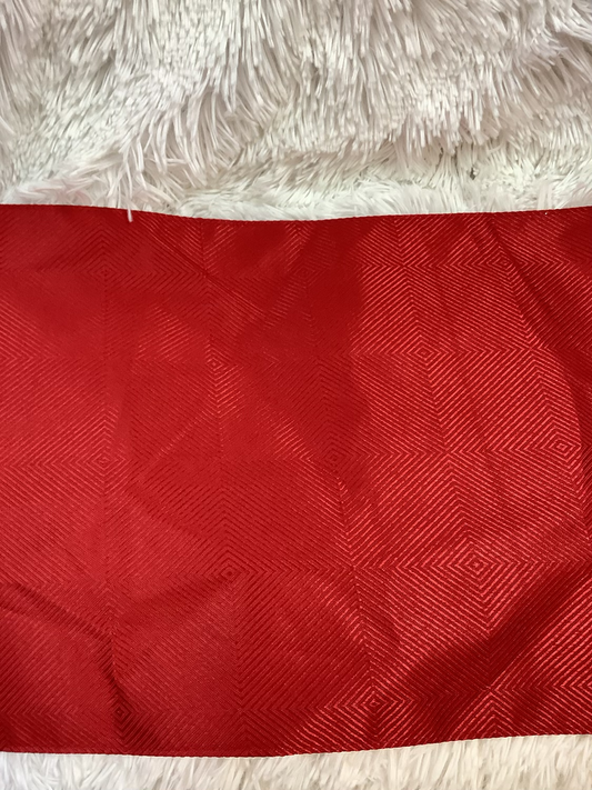 Red placemats set of 5 image 1