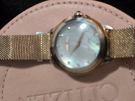 Citizen Eco-Drive Gold-Tone Mesh Watch image 1