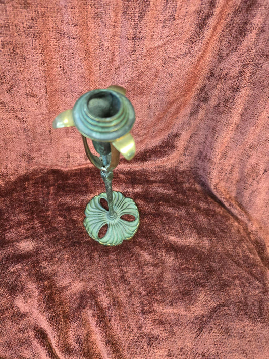 Art Nouveau Candlestick Holder image 1