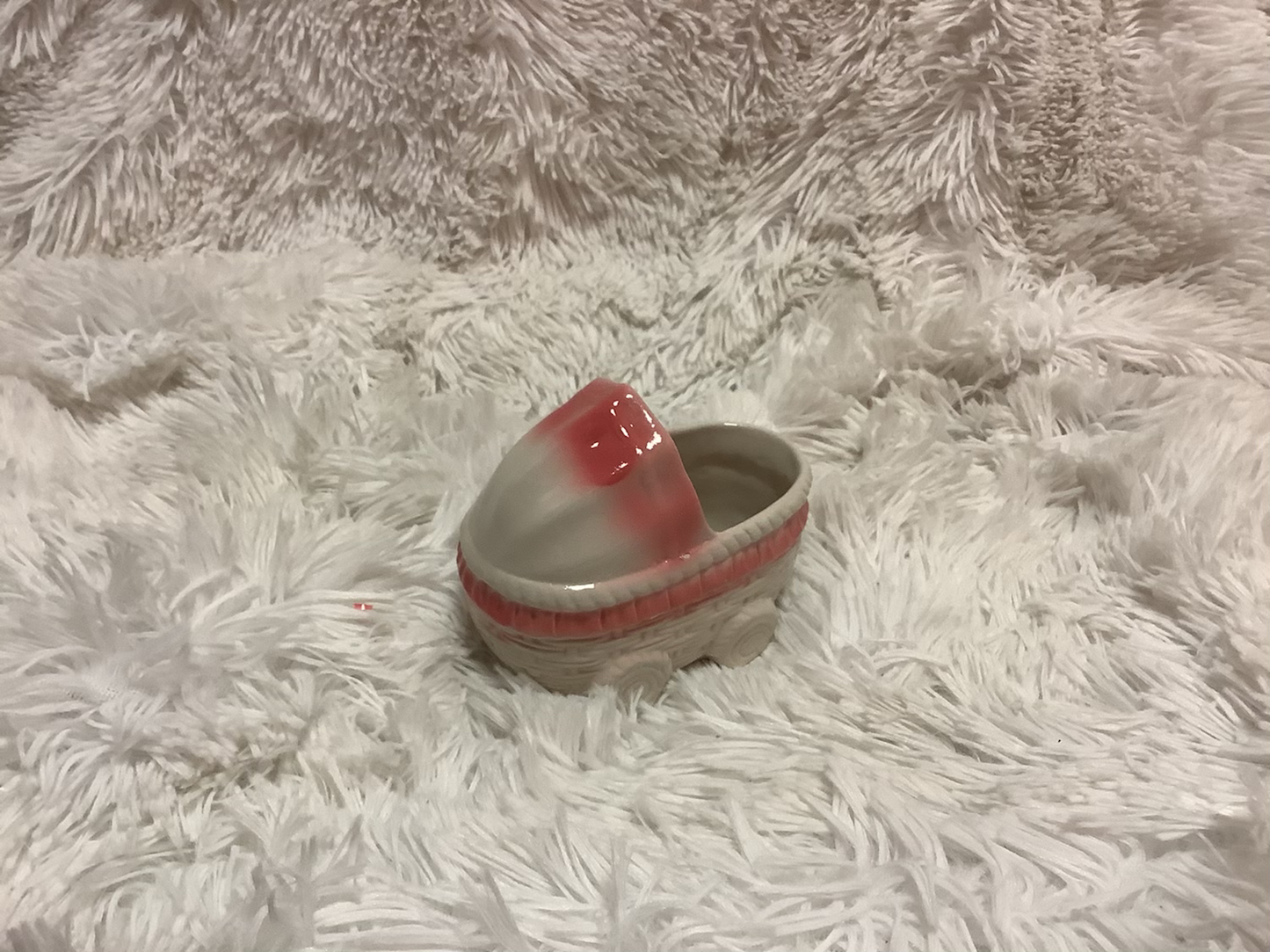 Pink Vintage Baby Crib Planter image 5