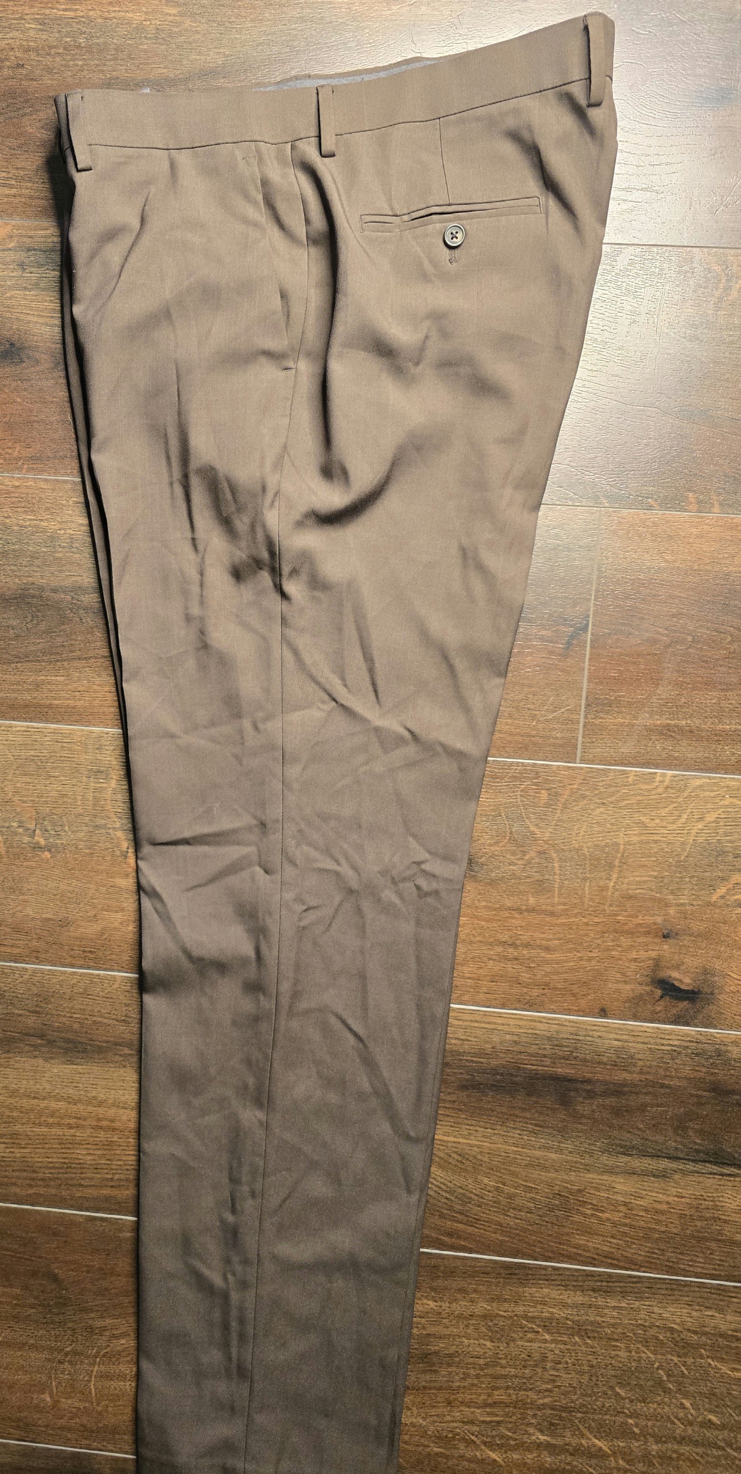 Men dress pants haggar slim fit 38x32 image 9