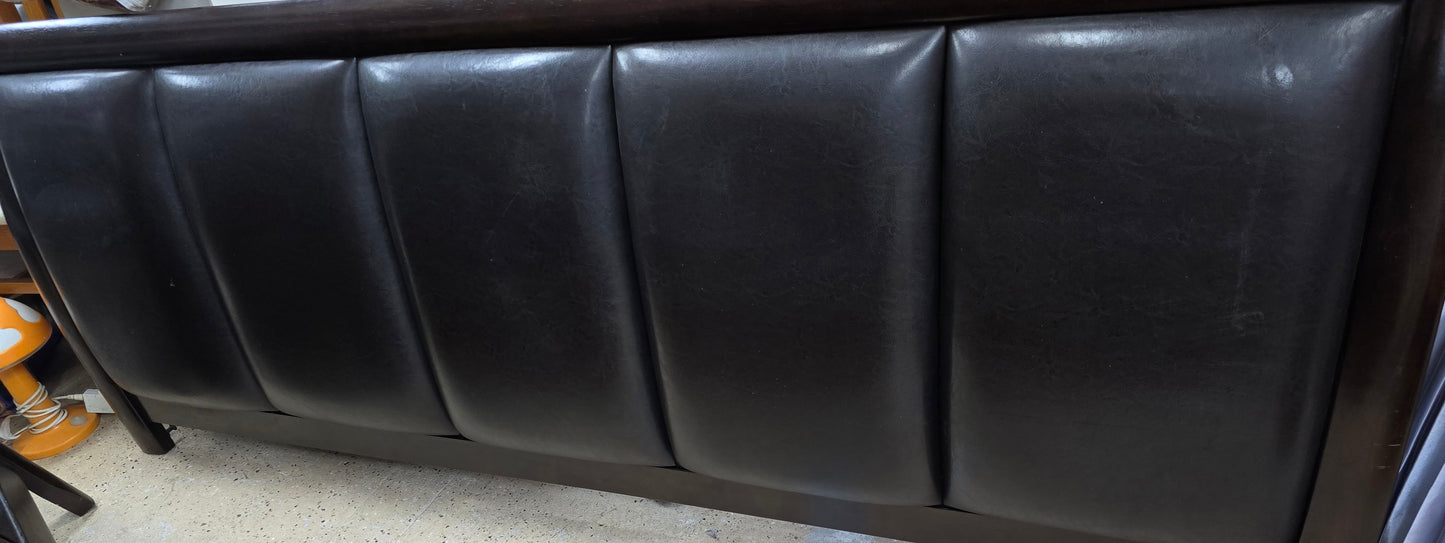 King bed frame headboard footboard side rails image 7