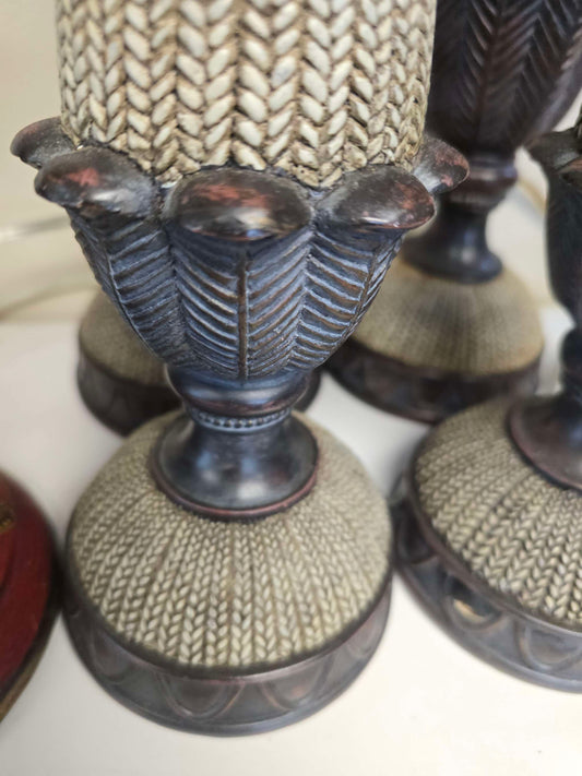 Set of 4 candle holders image 1