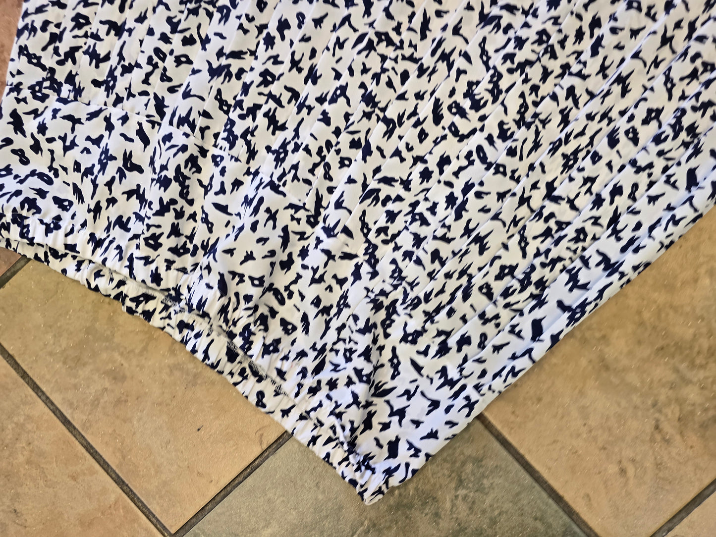Flirty blue floral skirt size 2x image 4