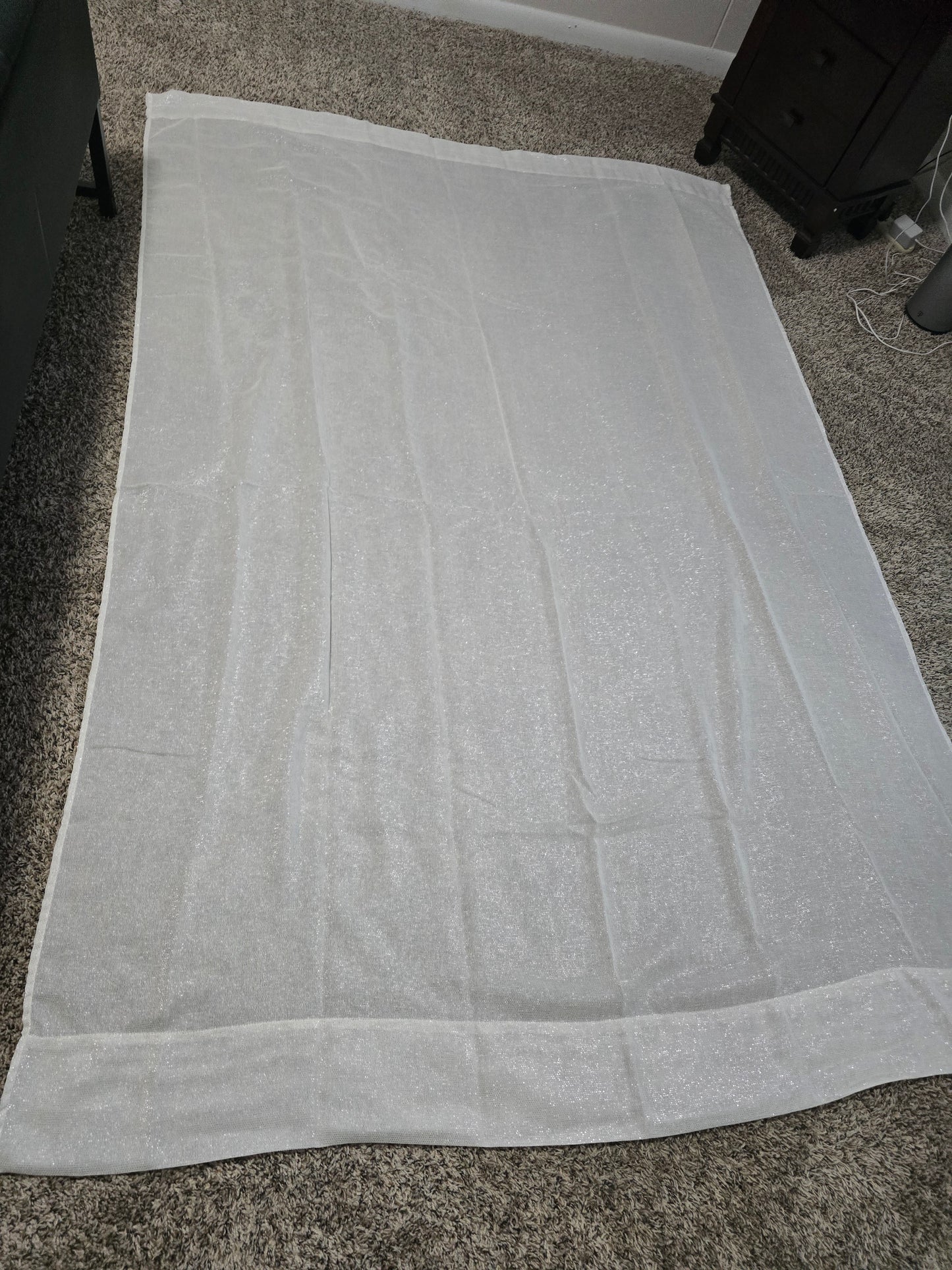 4-Piece Tan Shimmer Curtain Set – 80"L × 55"W Each