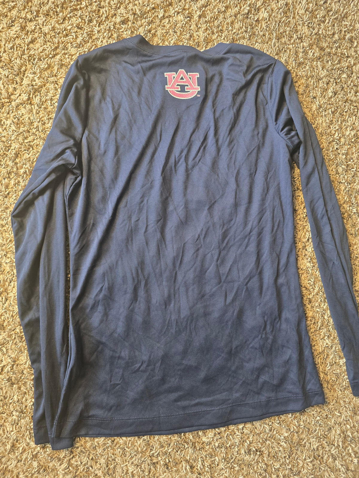 Auburn Tigers Women's XS Long Sleeve V-Neck Shirt Navy Blue Auburn Girl NCAA