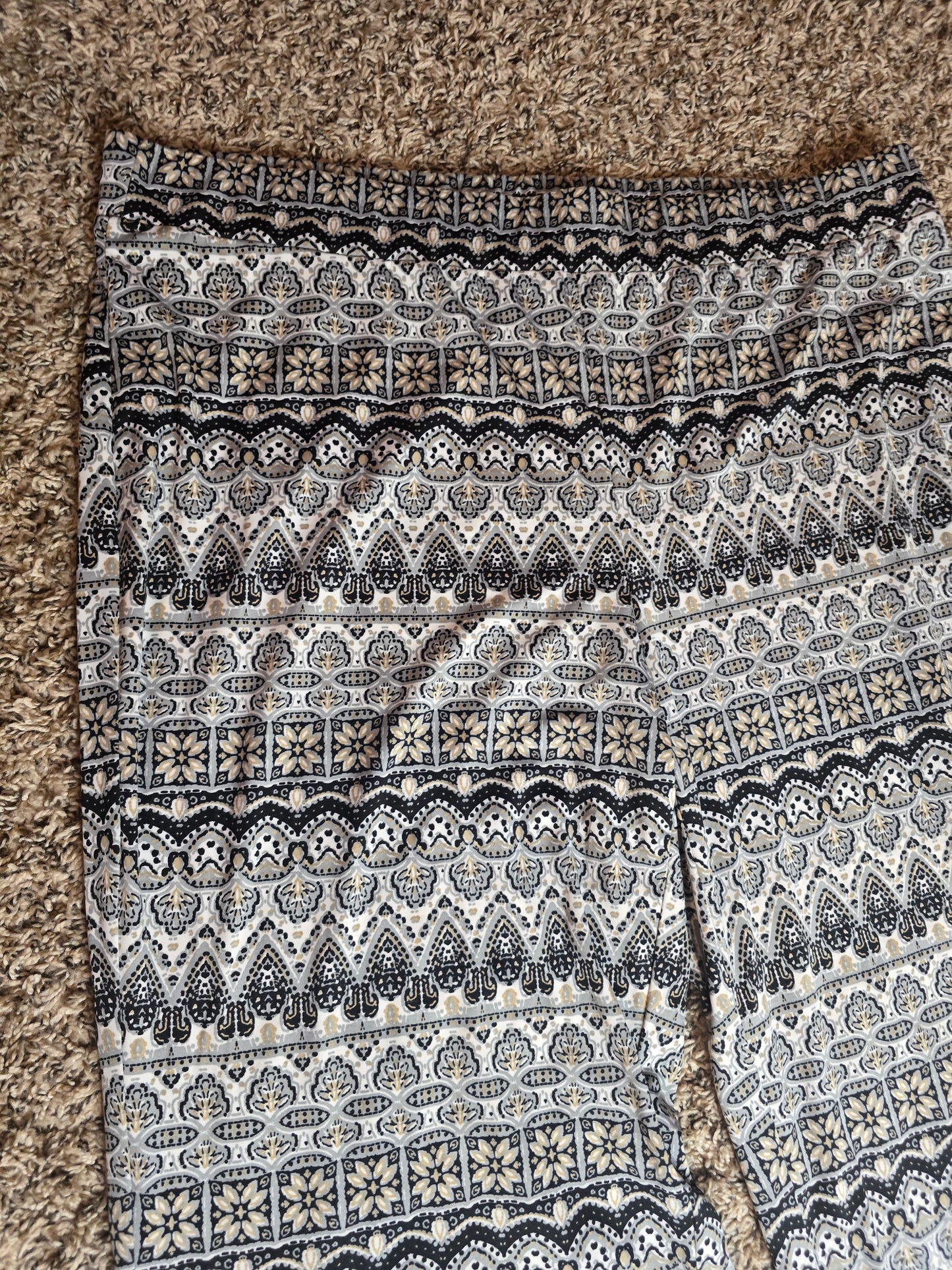Kim Rogers Curvy Women's Printed Pull-On Pants – Size 2X