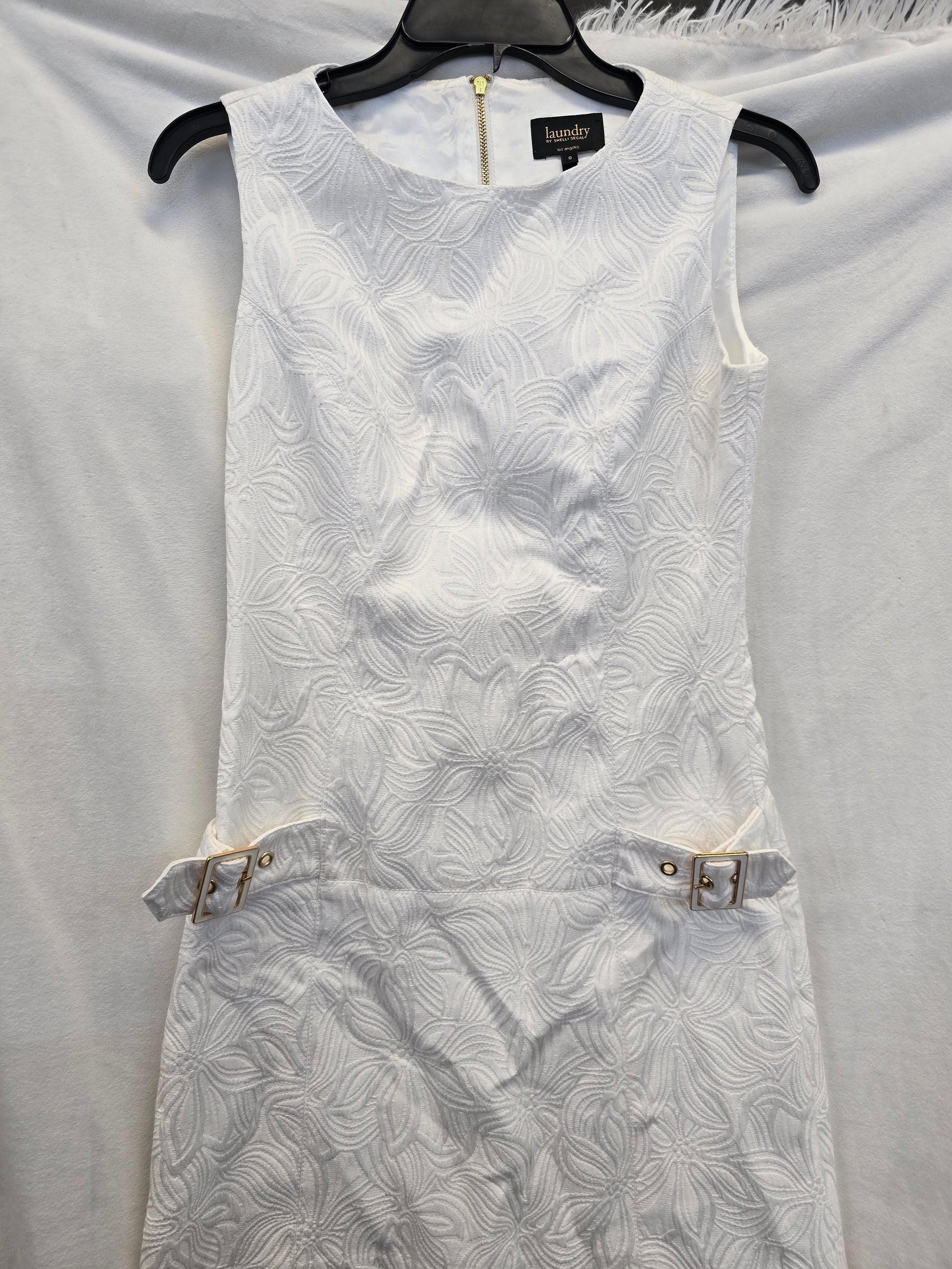 White above knee dress image 1