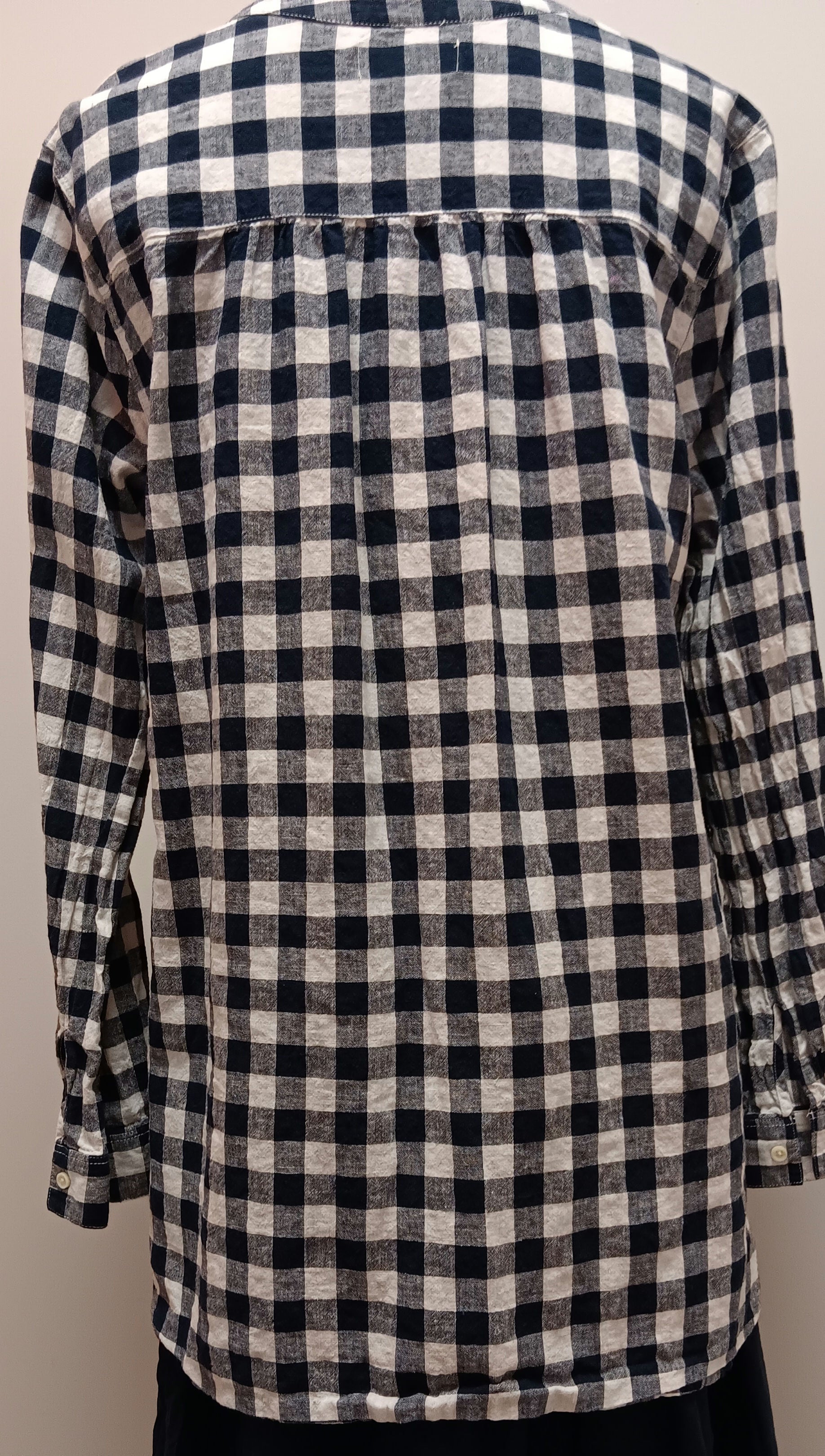Old navy blue stripe tunic blouse size 1X image 2