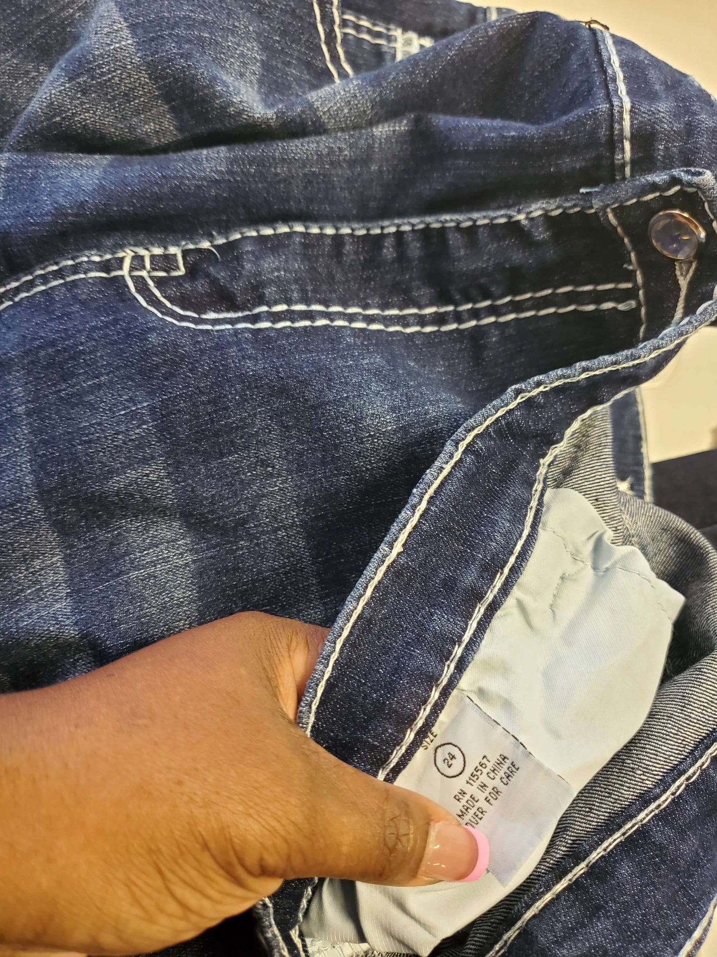 Hip star woman jeans size 24 image 5