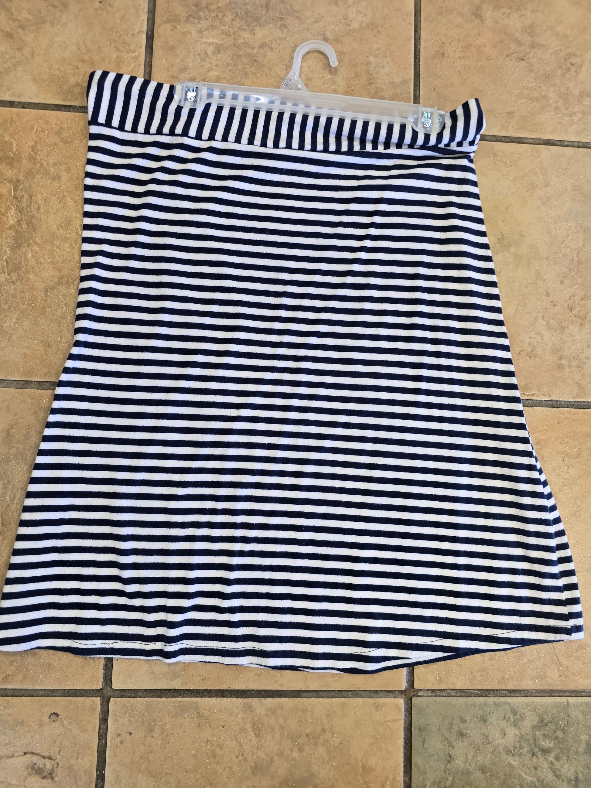 Dress barn blue and white skirt size XL image 1