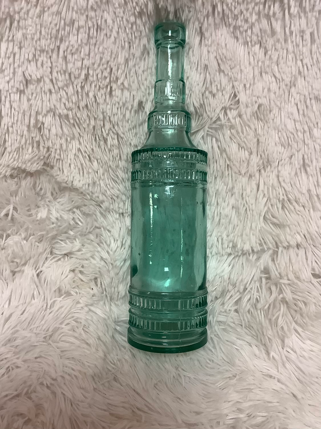 Sea foam green textured bottle image 0