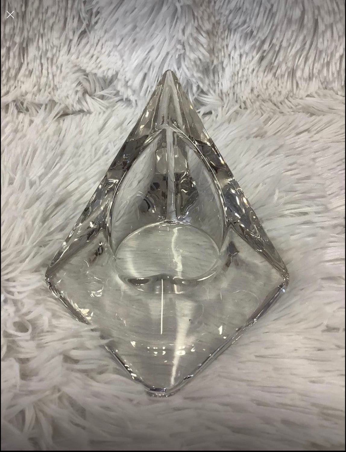 Glass candle holder image 0