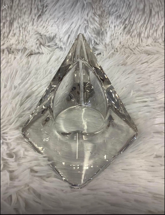 Glass candle holder image 0