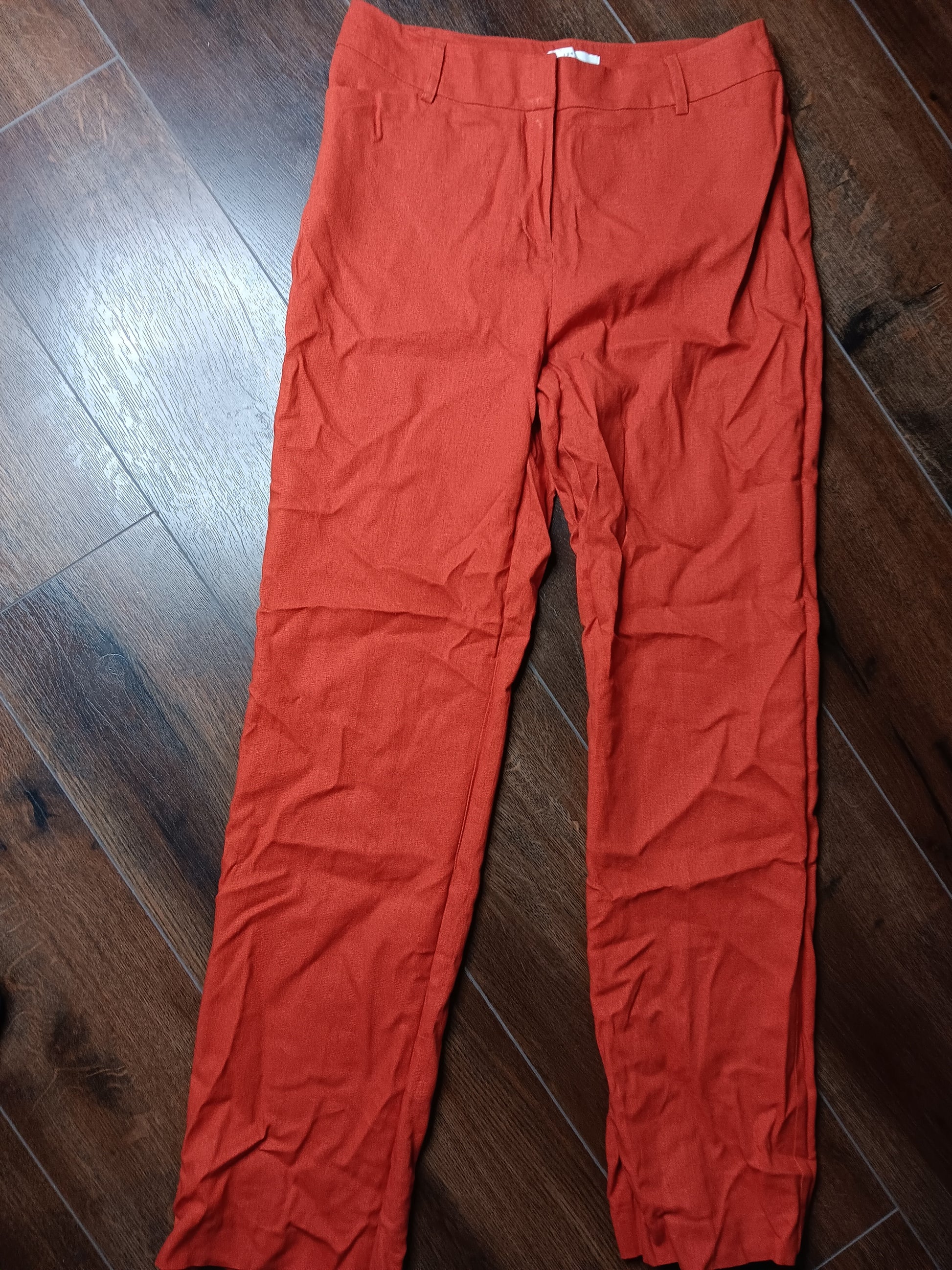 Women Burnt orange pants size 8 image 2