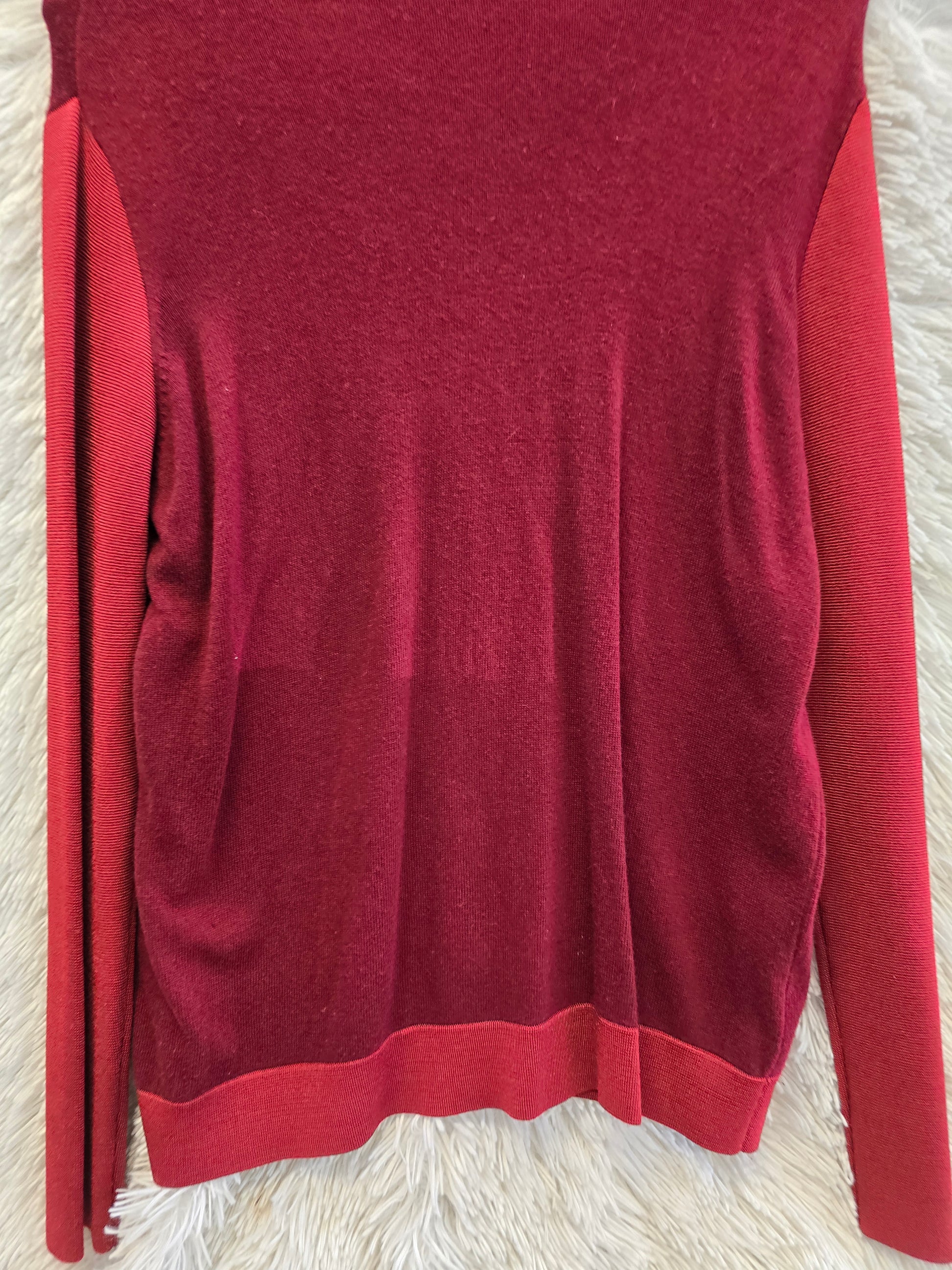 Long sleeve red blouse M image 5