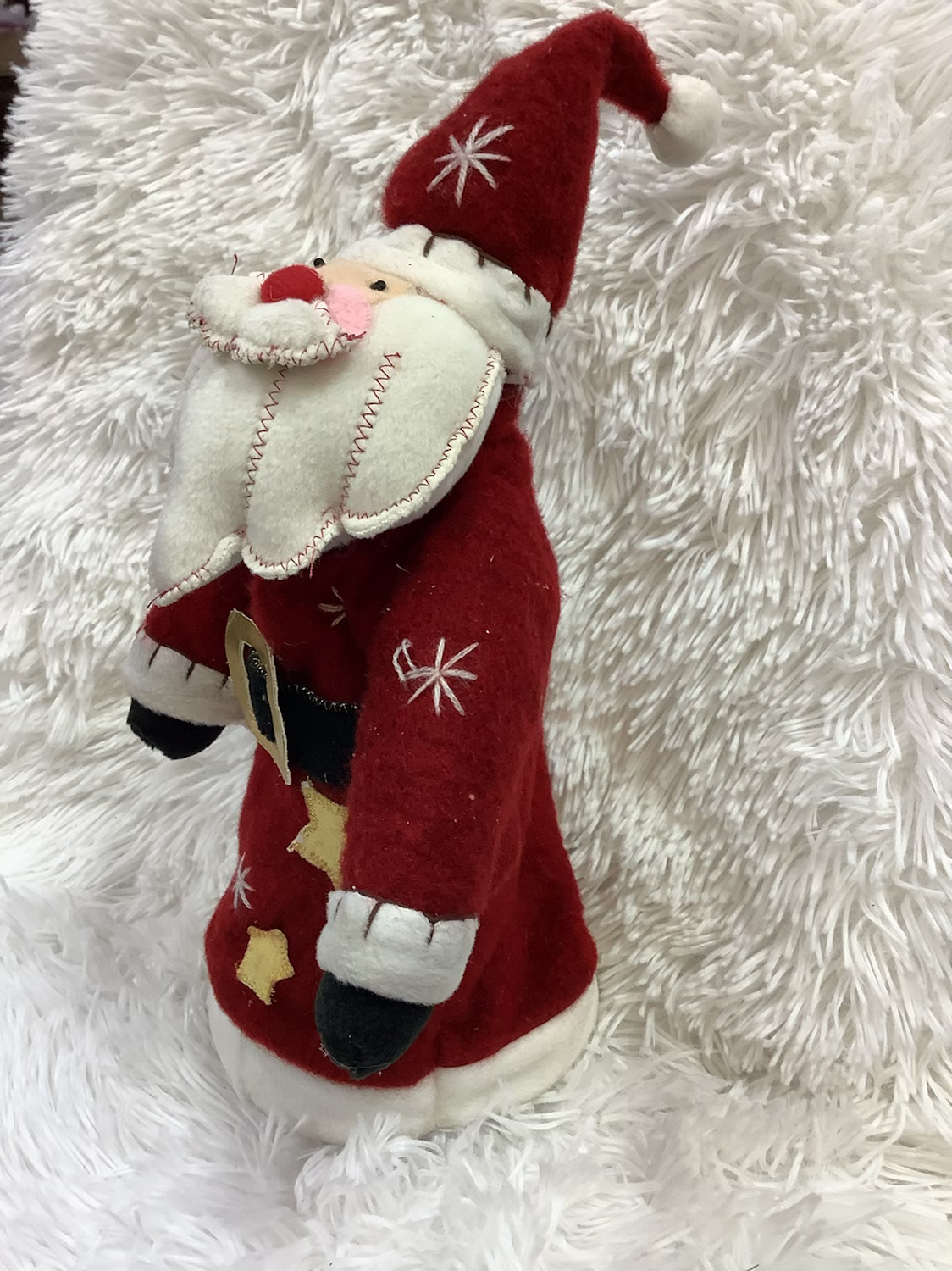 Standing Santa stuffed decor image 5
