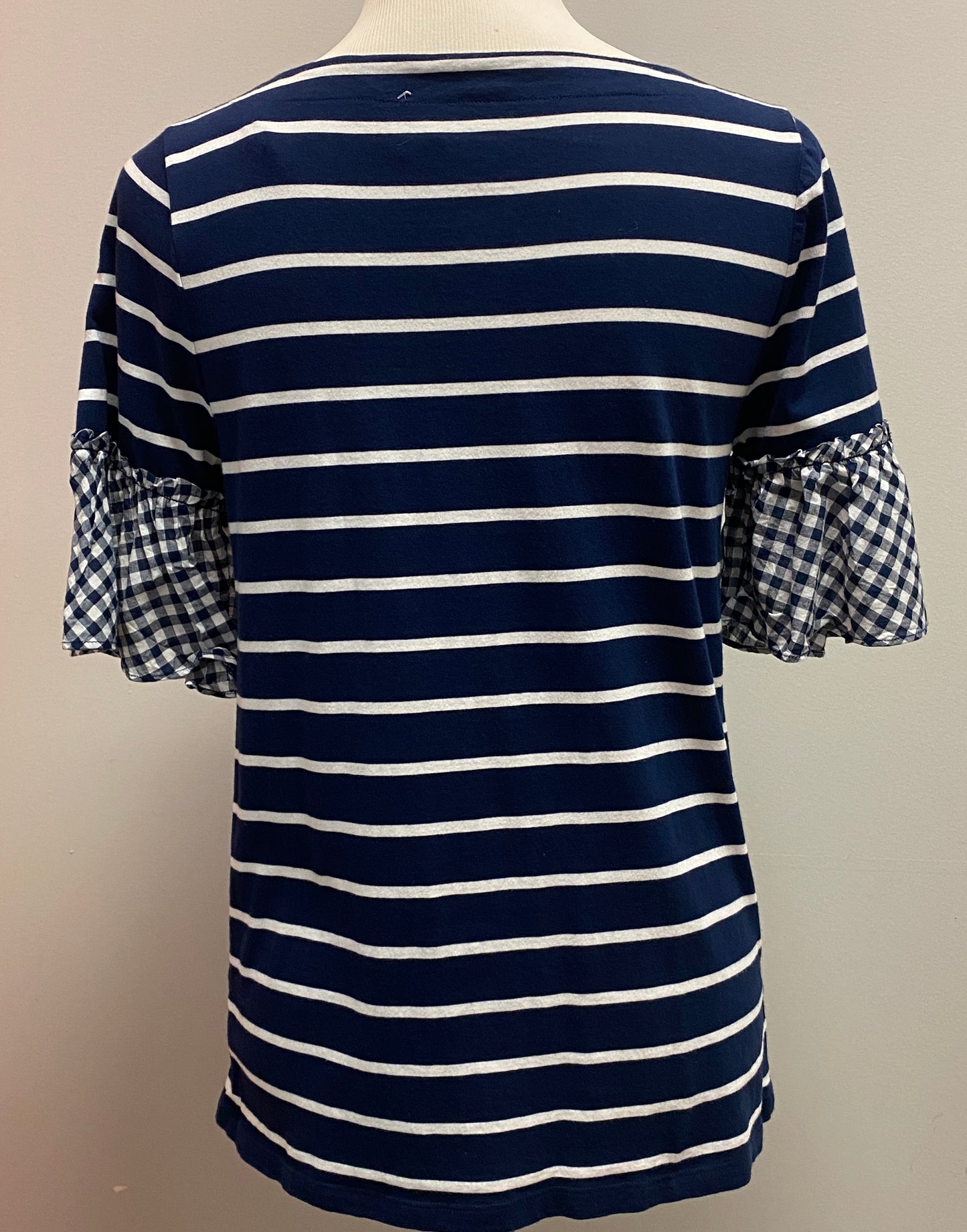 St. John’s Bay Blue Striped Top (M) image 6