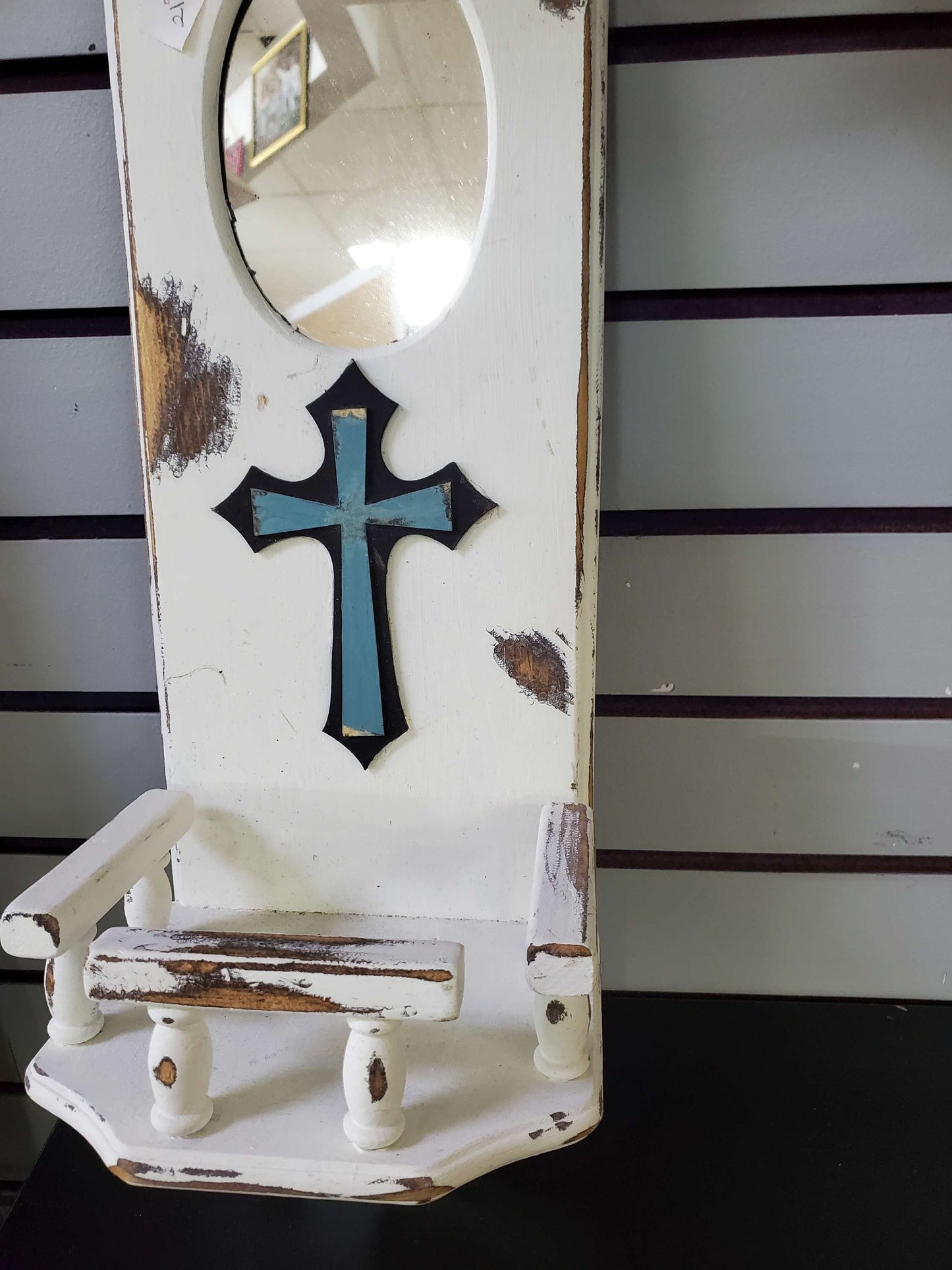 Hand made hanging Farmhouse mirror image 3