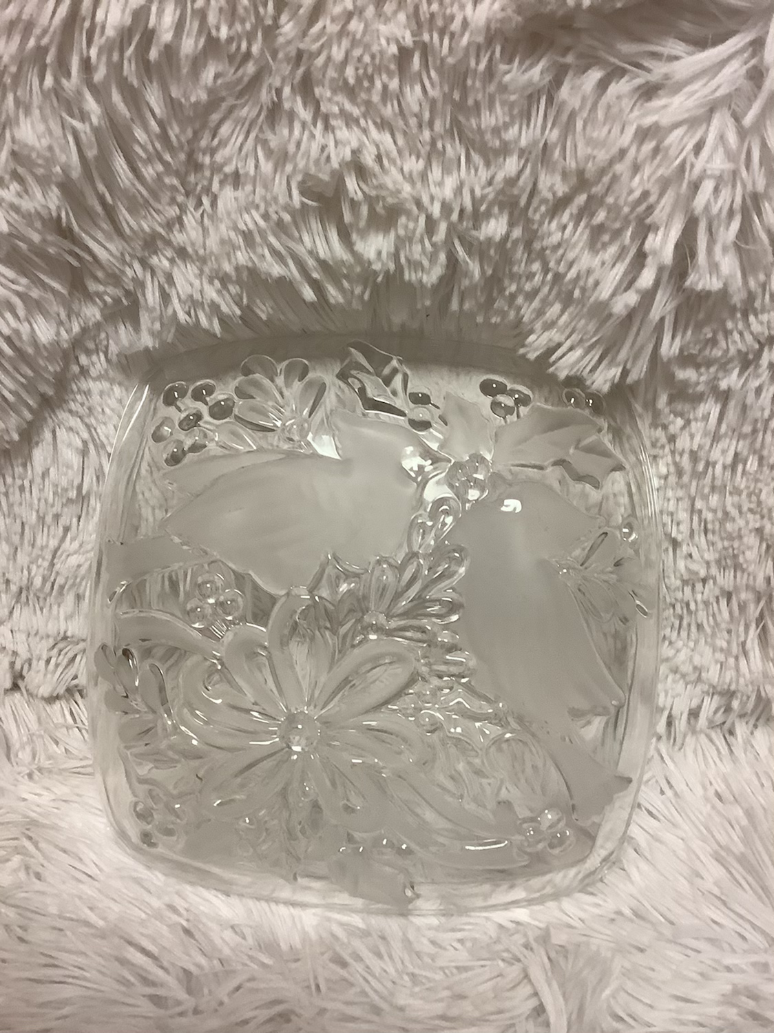 Gorham Crystal Holiday Bowl image 0