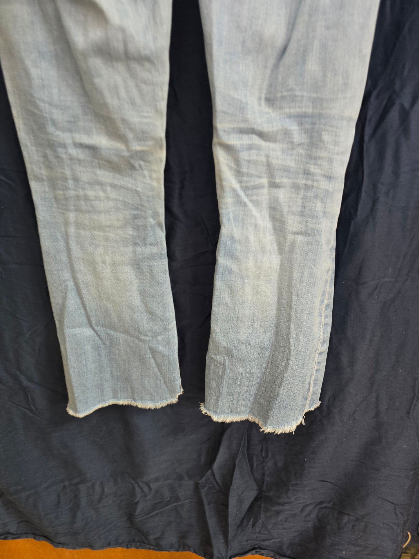 Madewell Cai Demi-Boot Cut Jeans Pants Raw Hem Size 25 Women image 6