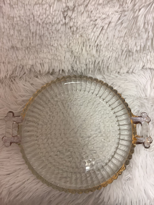 vintage serving tray and pitcher image 1