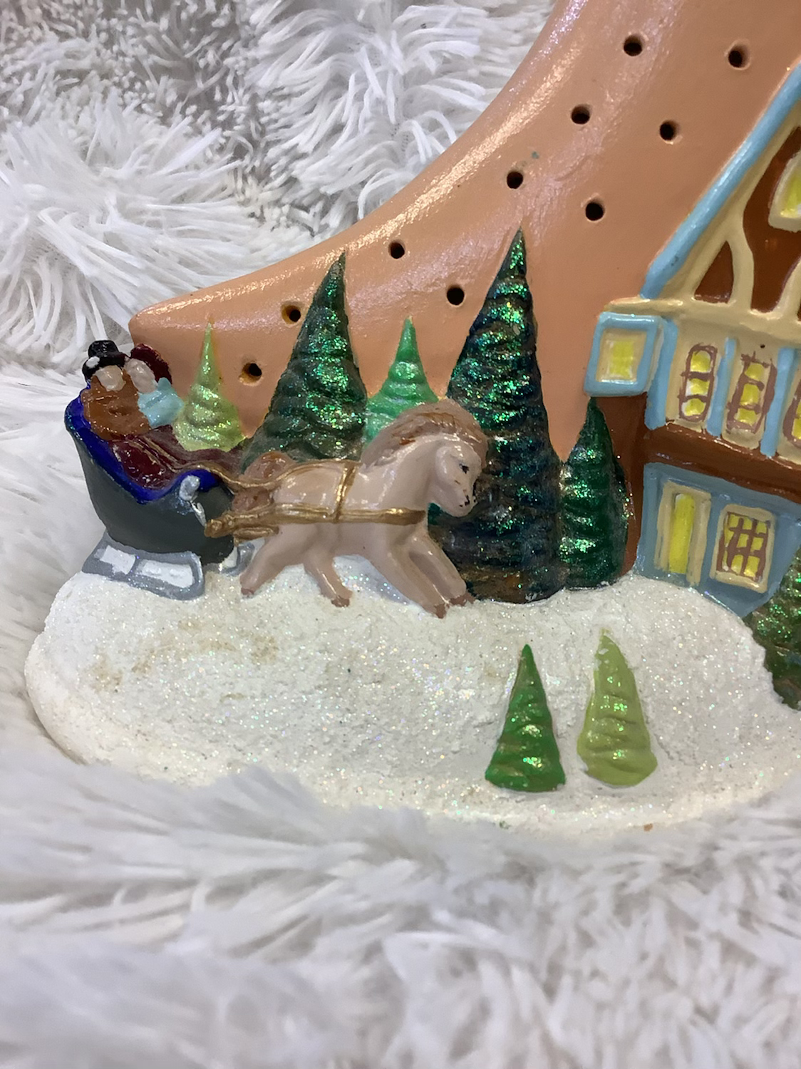 Ceramic Christmas moon light cover image 3