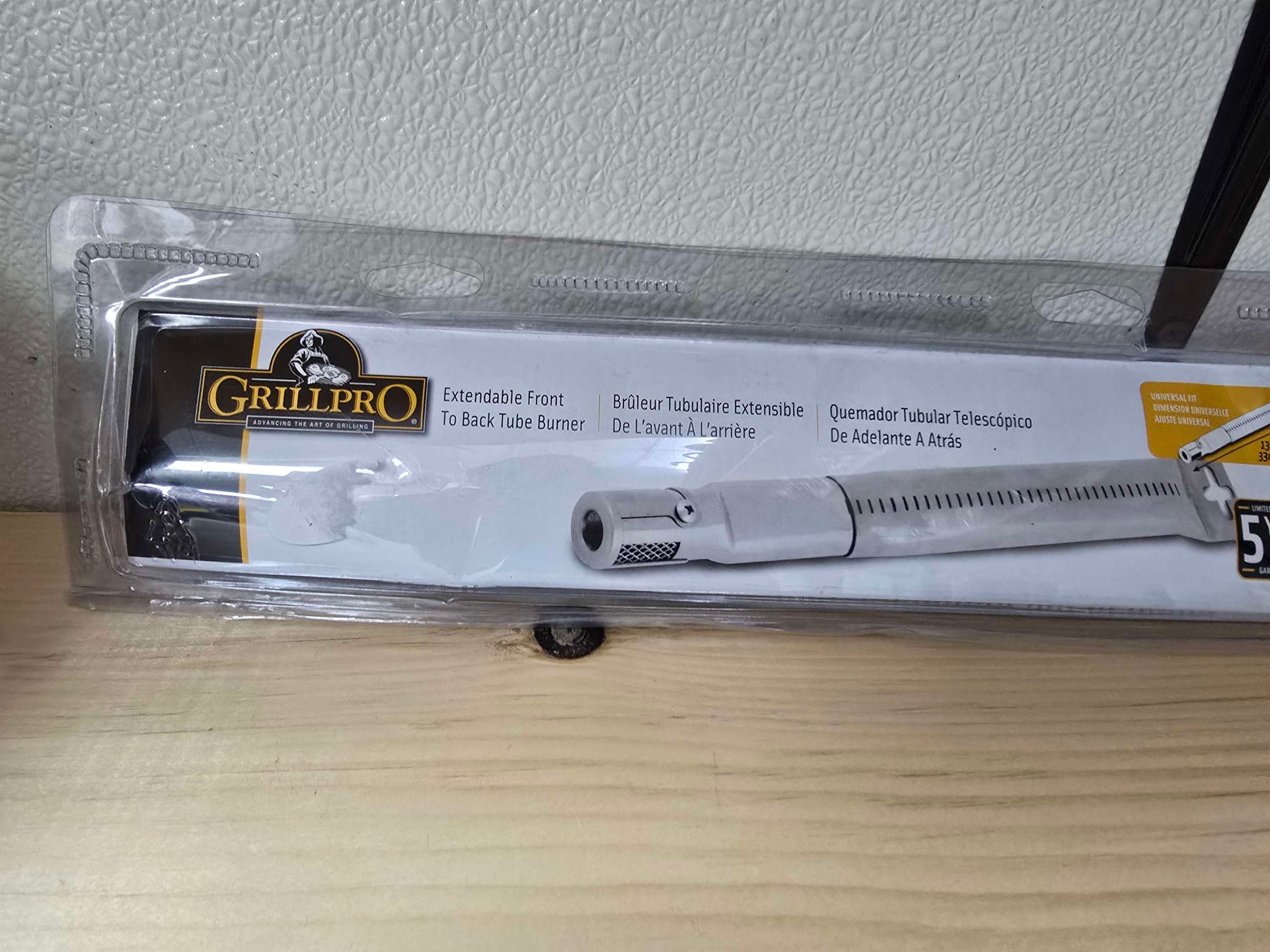 Grillpro extendable front to back tube burner image 1
