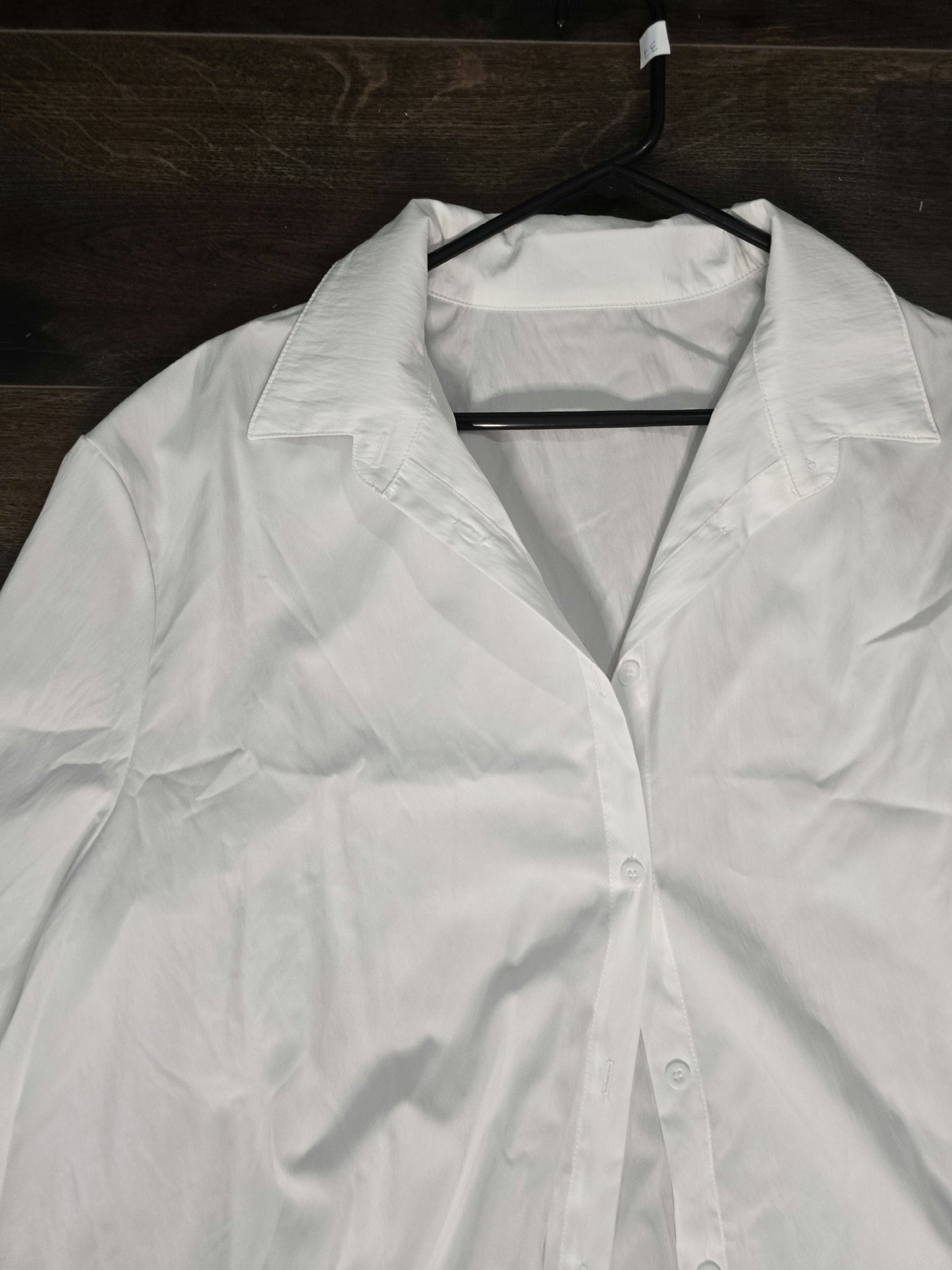Oversized white shirt 2xl image 3