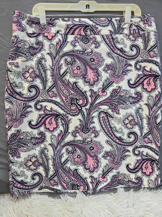 Ann Taylor floral skirt size 16 image 0