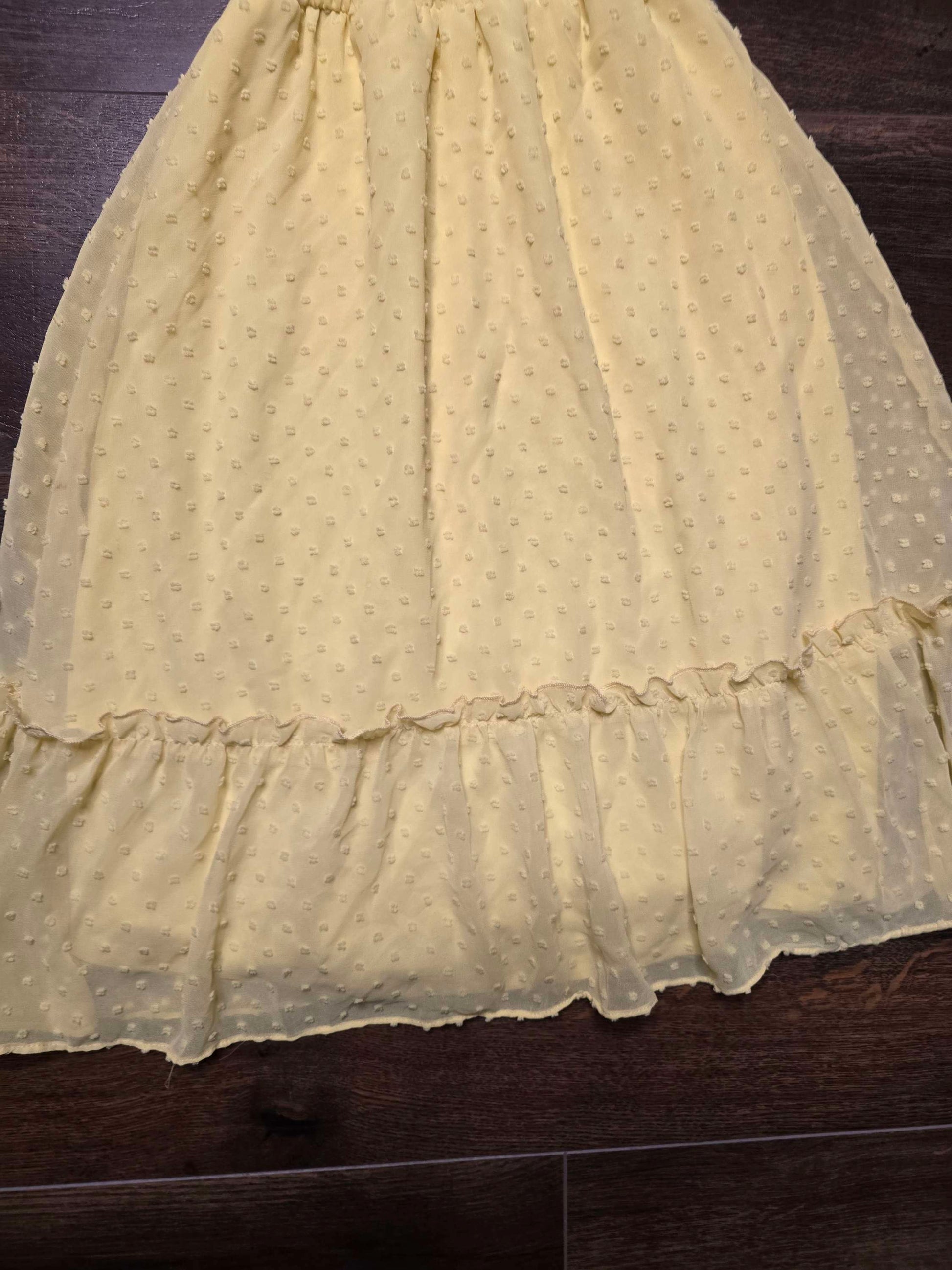 Girl yellow dress size 8 image 2