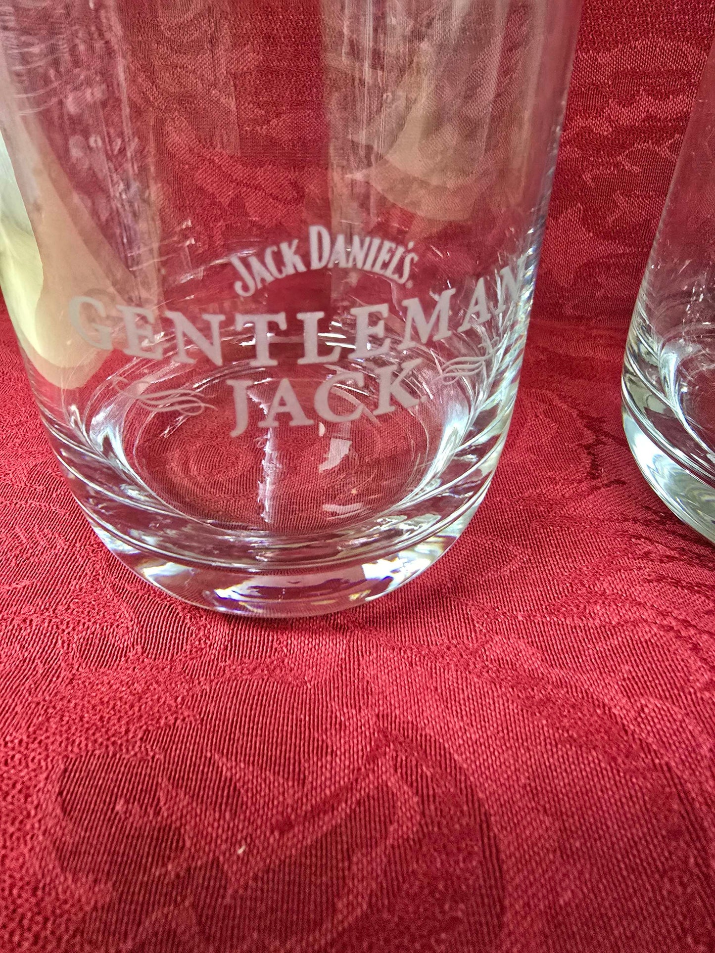 Pair Jack Daniel whiskey glass image 7